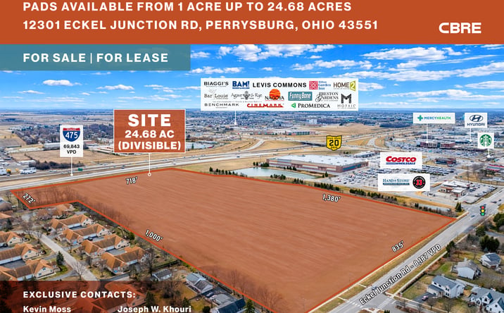 Pictures of Land property located at 12301 Eckel Junction Rd, Perrysburg, OH 43551 for lease - image #1