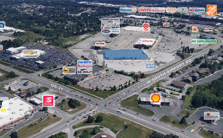Pictures of Retail property located at 3400 W South Airport Rd, Traverse City, MI 49684 for lease - image #1