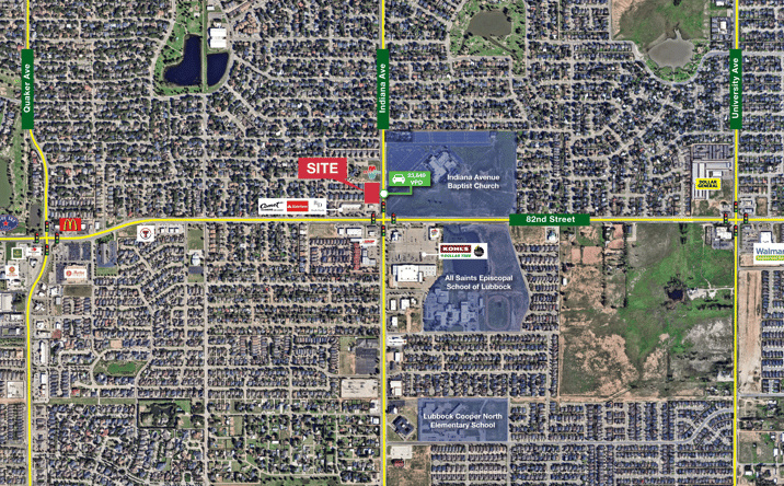 Pictures of Land property located at 9700 Indiana Ave, Lubbock, TX 79423 for lease - image #1