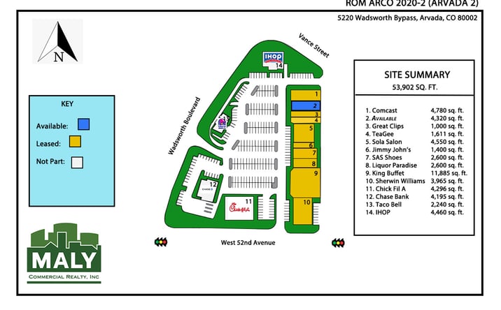 Pictures of Retail property located at 5220 Wadsworth Bypass, Arvada, CO 80002 for lease - image #1