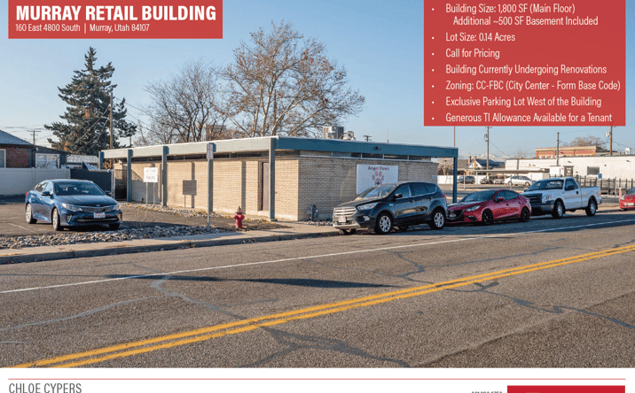 Pictures of Retail, Office property located at 160 E 4800 S, Murray, UT 84107 for lease - image #1