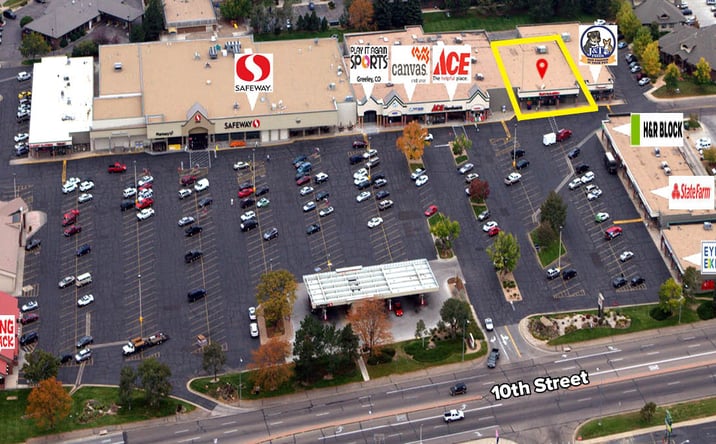Pictures of Retail property located at 3608 W 10th St, Greeley, CO 80634 for lease - image #1
