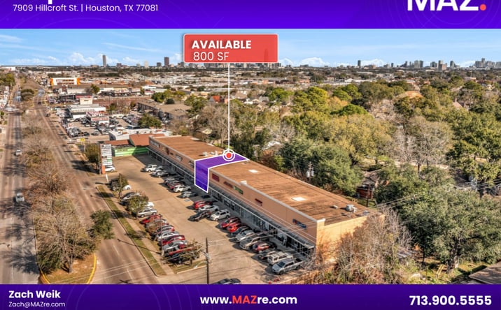 Pictures of Retail property located at 7909 Hillcroft St, Houston, TX 77081 for lease - image #1