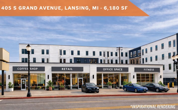Pictures of Retail, Office, Restaurant property located at 405 S Grand Ave, Lansing, MI 48933 for lease - image #1