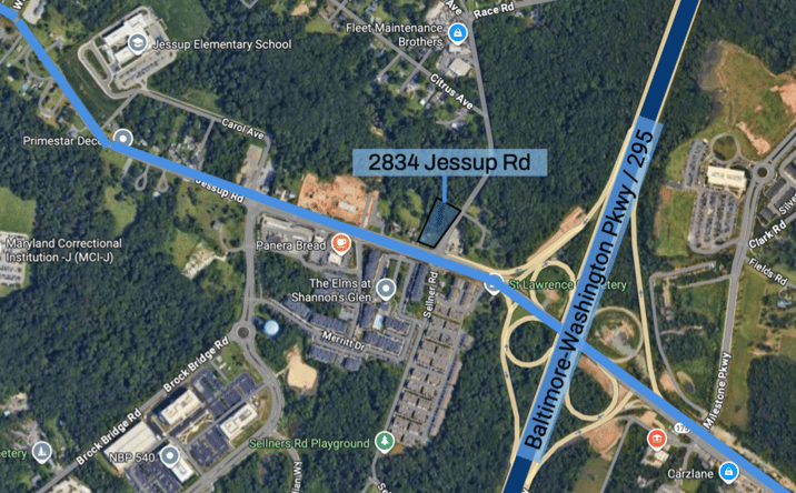 Pictures of Land property located at 2834 Jessup Rd, Jessup, MD 20794 for lease - image #1