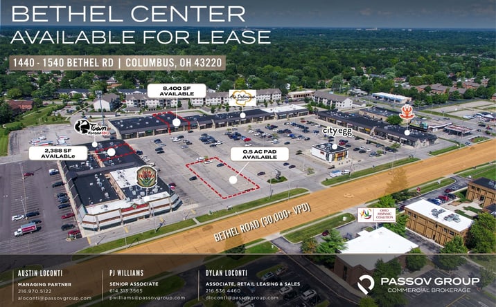 Pictures of Retail property located at 1440 Bethel Rd, Columbus, OH 43220 for lease - image #1