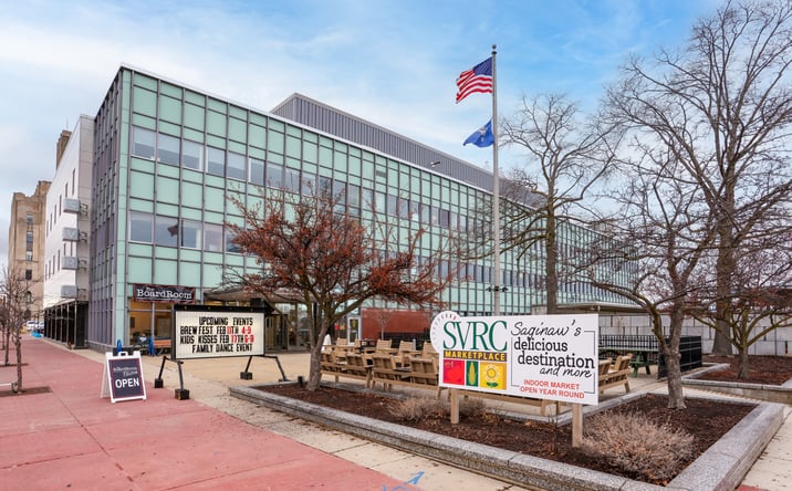 Pictures of Office property located at 203 S Washington Ave, Saginaw, MI 48607 for lease - image #1
