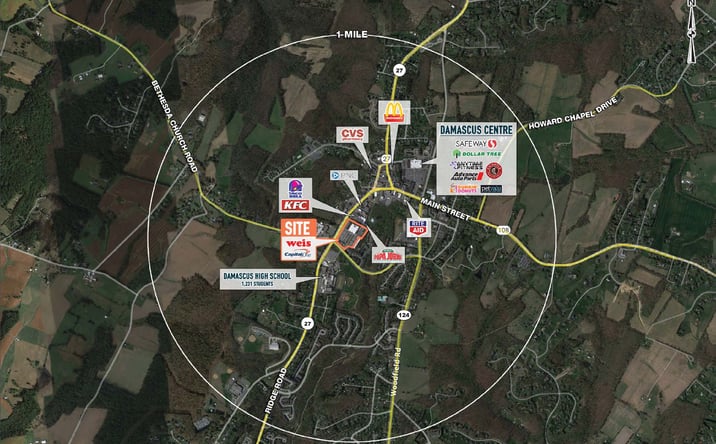 Pictures of Retail property located at 26011 Ridge Road, Damascus, MD 20872 for lease - image #1