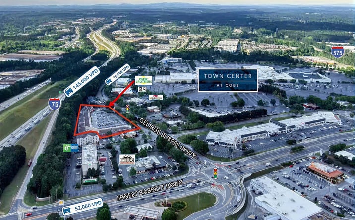 Pictures of Retail property located at 2615 George Busbee Pkwy NW, Kennesaw, GA 30144 for lease - image #1