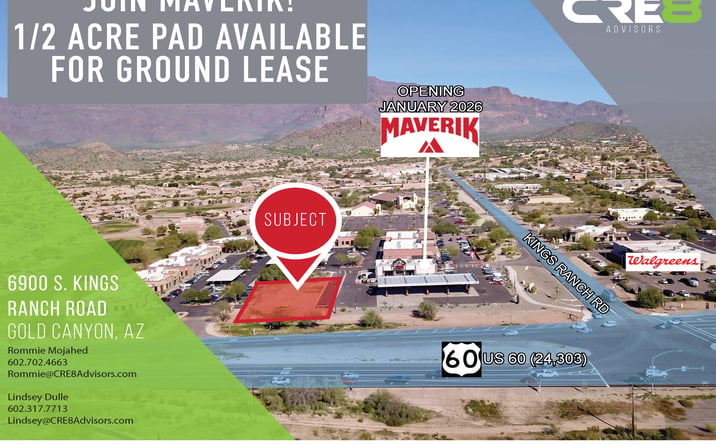 Pictures of Retail, Land property located at 6900 S. Kings Ranch Road, Gold Canyon, AZ 85118 for lease - image #1