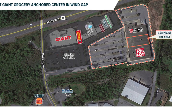Pictures of Retail property located at 805 Male Road, Wind Gap, PA 18091 for lease - image #1