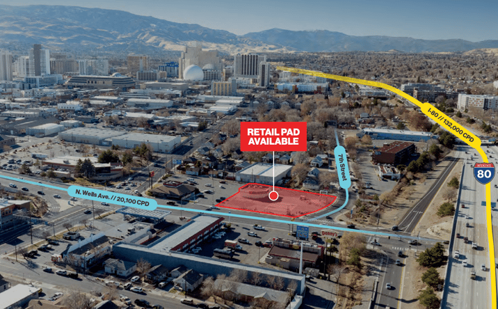 Pictures of Land, Retail property located at 655 N Wls Ave, Reno, NV 89512 for lease - image #1