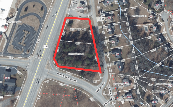 Pictures of Land, Office, Retail property located at 8698 White Horse Rd, Greenville, SC 29617 for lease - image #1