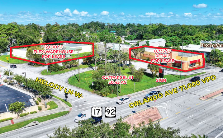 Pictures of Retail, Industrial, Land property located at 111 Melody Ln W, Casselberry, FL 32707 for lease - image #1