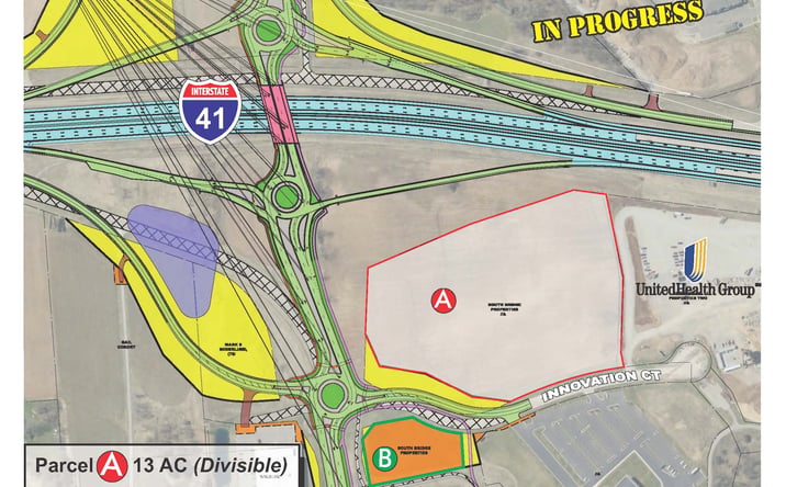 Pictures of Retail, Land property located at Southbridge Rd & Interstate 41 West, De Pere, WI 54115 for lease - image #1