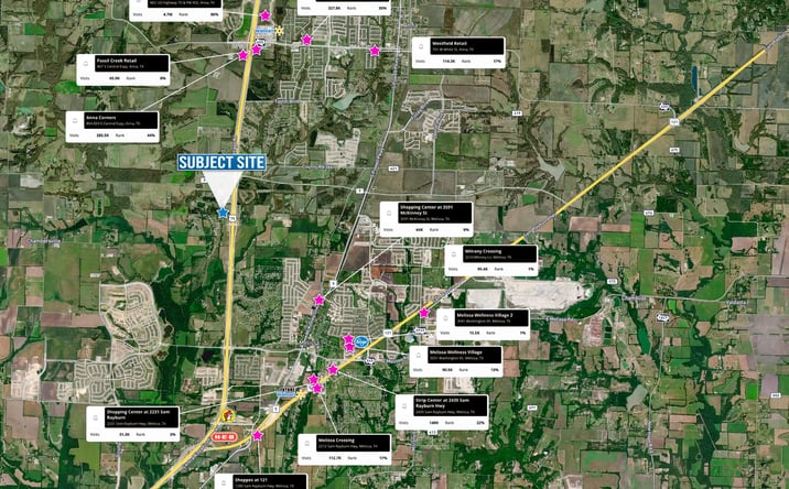 Pictures of Land property located at NWQ US-75 & Throckmorton Dr, Melissa, TX 75454 for lease - image #1