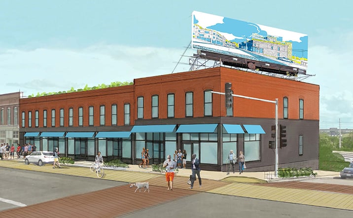 Pictures of Retail, Office property located at 601 E Broadway, Alton, IL 62002 for lease - image #1