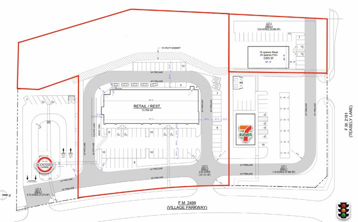 Pictures of Retail property located at SWQ FM-2499 & FM-2181 Corinth, Texas 76210, Corinth, TX 76210 for lease - image #1