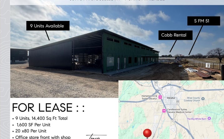 Pictures of Industrial, Office, Special Purpose property located at 3691 S FM 51, Decatur, TX 76234 for lease - image #1