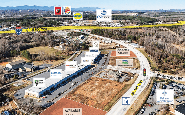 Pictures of Retail, Land property located at 2720 SC-14, Greer, SC 29650 for lease - image #1