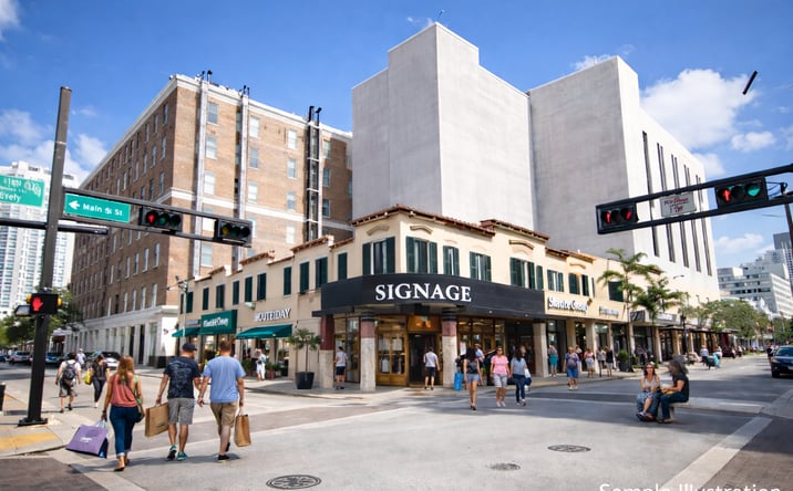 Pictures of Retail, Office, Restaurant property located at 137 N Miami Ave, Miami, FL 33128 for lease - image #1