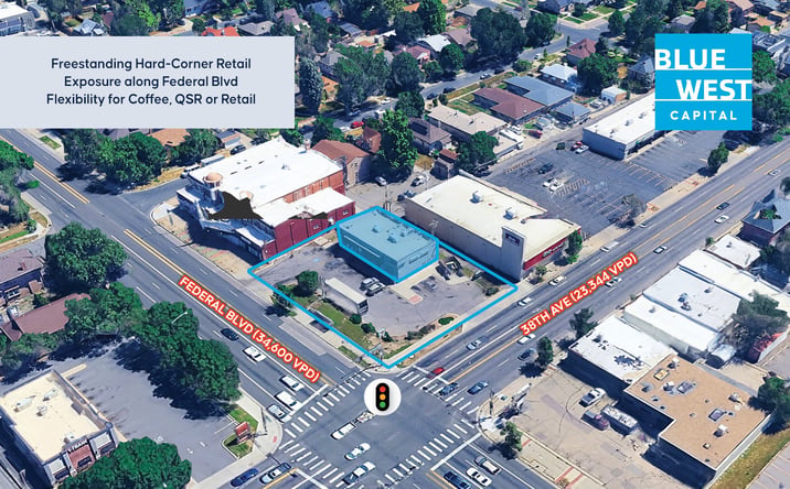 Pictures of Retail, Land property located at 3810 Federal Blvd, Denver, CO 80211 for lease - image #1