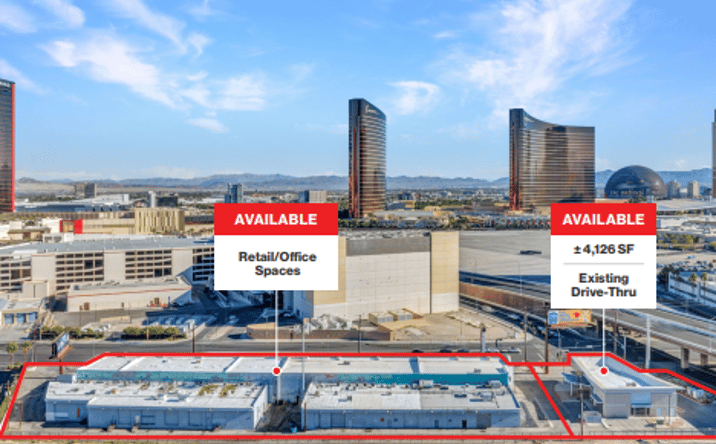 Pictures of Retail property located at 3117-3177 Sammy Davis Jr Dr, Las Vegas, NV 89109 for lease - image #1