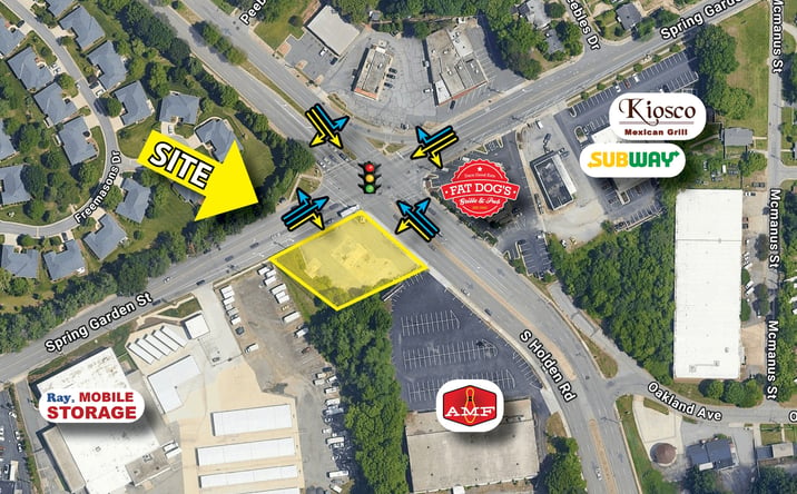 Pictures of Land, Retail property located at 900 S Holden Rd, Greensboro, NC 27407 for lease - image #1