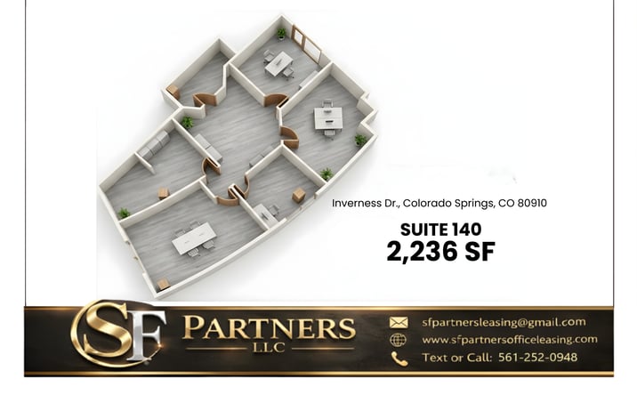 Pictures of Office property located at 1330 Inverness Dr, Colorado Springs, CO 80910 for lease - image #1