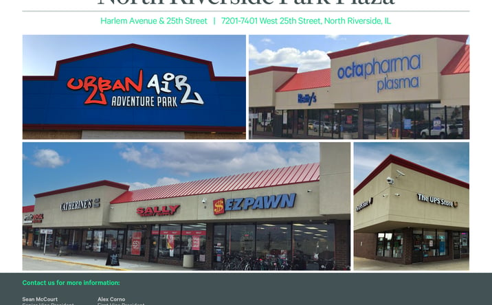 Pictures of Retail property located at 7201 W 25th St, North Riverside, IL 60546 for lease - image #1