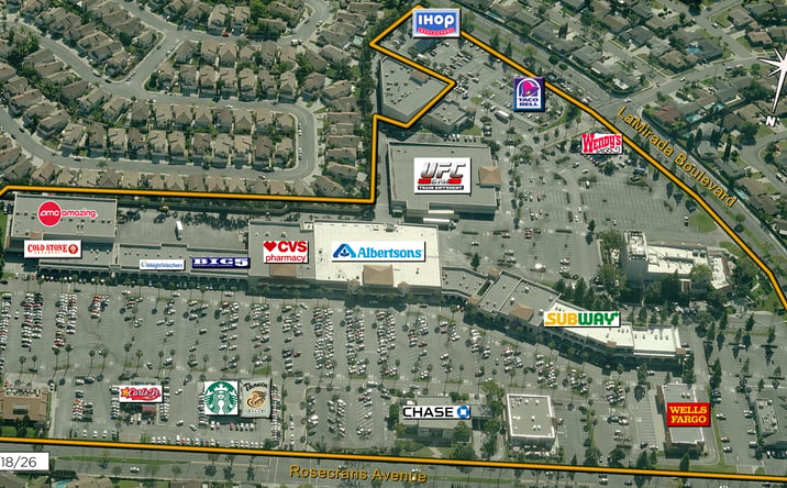 Pictures of Retail, Office, Restaurant property located at 14920 La Mirada Blvd, La Mirada, CA 90638 for lease - image #1