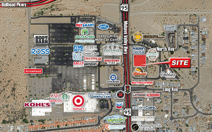 Pictures of Land property located at 3670 Frontage Rd, Bullhead City, AZ 86442 for lease - image #1