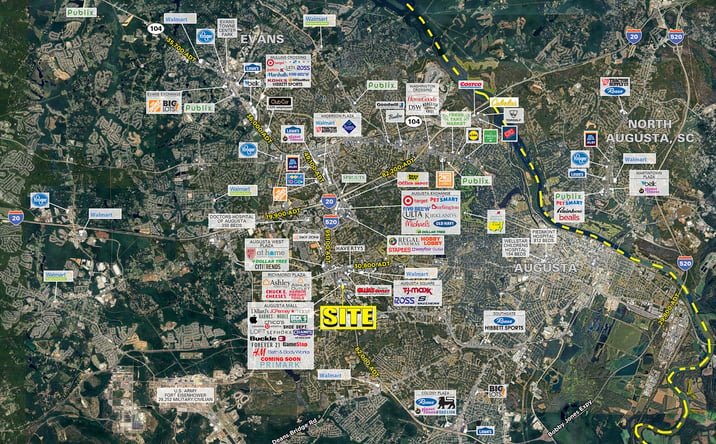 Pictures of Retail property located at 3450B Wrightsboro Rd, Augusta, GA 30909 for lease - image #1