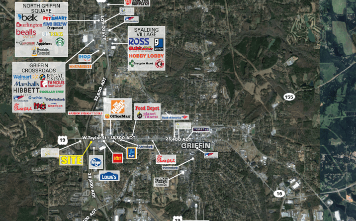Pictures of Retail property located at 1530 GA-16, Whitesburg, GA 30224 for lease - image #1