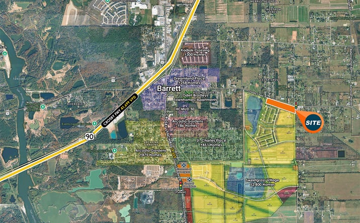 Pictures of Land property located at Crosby Cedar-Bayou Rd, Barrett, TX 77532 for lease - image #1