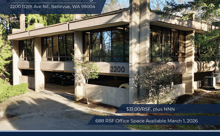 Pictures of Office property located at 2200 112th Ave NE, Bellevue, WA 98004 for lease - image #1