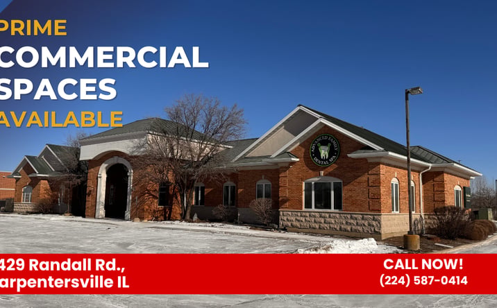Pictures of Office, Retail property located at 2429 Randall Rd, Carpentersville, IL 60110 for lease - image #1