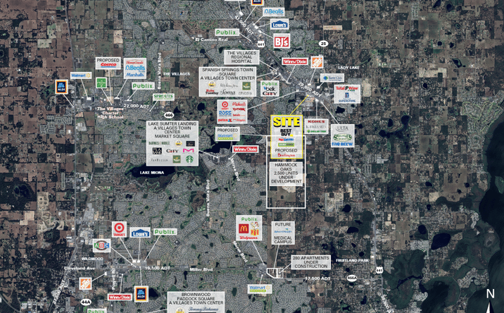 Pictures of Retail property located at 510-590 US-27, Lady Lake, FL 32159 for lease - image #1