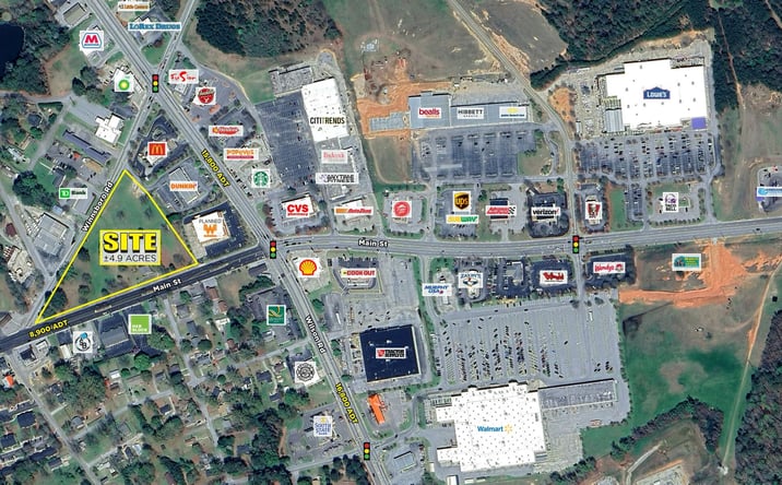 Pictures of Retail, Land property located at Main Street & Winnsboro Road, Newberry, SC 29108 for lease - image #1