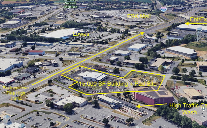 Pictures of Land, Retail, Restaurant property located at 5712 Buckeystown Pike, Frederick, MD 21704 for lease - image #1