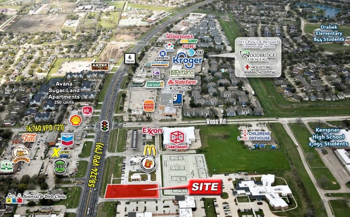 Pictures of Land, Restaurant, Retail property located at 11825 S Texas 6, Sugar Land, TX 77498 for lease - image #1
