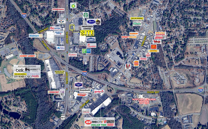 Pictures of Retail, Land property located at 904 US-401, Laurinburg, NC 28352 for lease - image #1