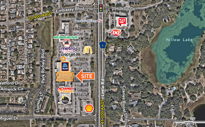 Pictures of Retail property located at 9109 Little Rd, New Port Richey, FL 34654 for lease - image #1