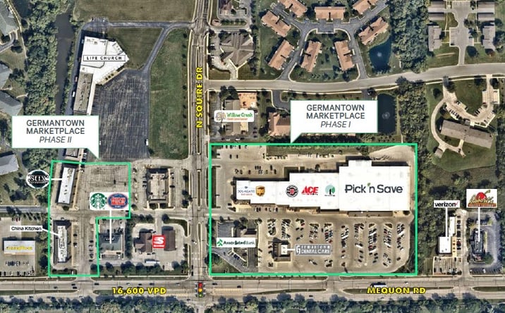 Pictures of Retail property located at N112W16200 Mequon Rd, Germantown, WI 53022 for lease - image #1