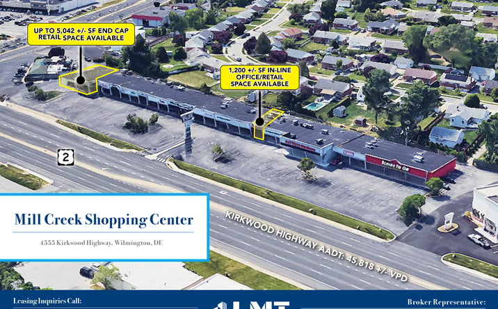 Pictures of Retail property located at 4555 Kirkwood Highway, Wilmington, DE 19808 for lease - image #1