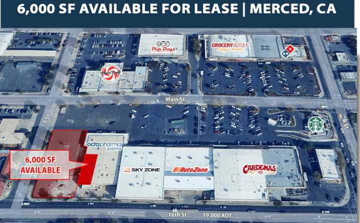 Pictures of Retail, Industrial, Office property located at 1240 W Main St, Merced, CA 95340 for lease - image #1