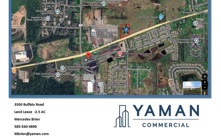 Pictures of Land property located at 3500 Buffalo Rd, Rochester, NY 14624 for lease - image #1