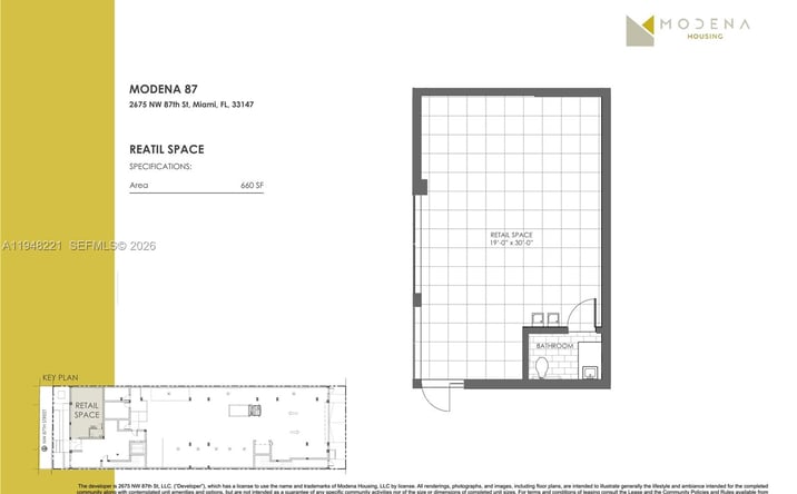 Pictures of Retail property located at 87th St NW 2675 # 101, Miami, FL 33147 for lease - image #1