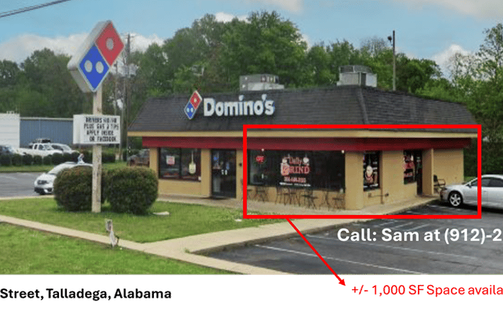 Pictures of Retail, Office, Restaurant property located at 709 Battle St E, Talladega, AL 35160 for lease - image #1
