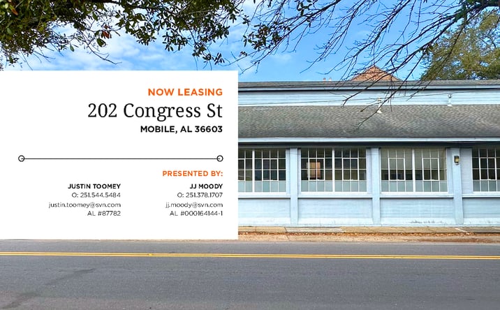 Pictures of Retail, Office property located at 202 Congress St, Mobile, AL 36603 for lease - image #1